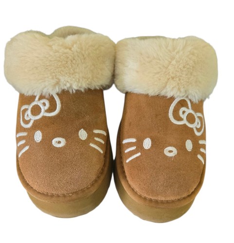 Hello kitty platform slippers - kitty,