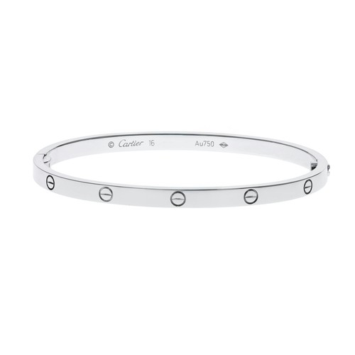 Cartier 18k white gold - cartier,