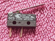 Cherry DC3 Microswitch 0.1A 250V AC 0.1A T120 125-250VAC - 2 PIN - SM037