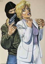 Vintage Police Law Enforcement Shooting Target Poster as seen on Drew Pritchard