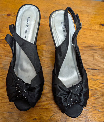 Lilley skinner black peep - &,