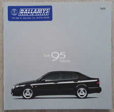 Saab 95 Saloon Brochure 2000 - 9-5  SE  Aero  Griffin