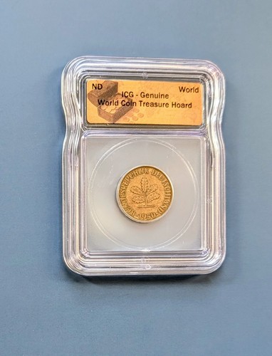 1950 germany pfennig icg - 10,