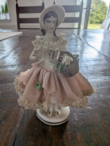 Vintage dresden flower - vintage,