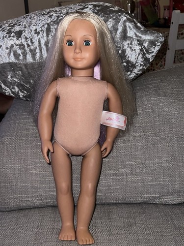 Blonde and pink - and, hair