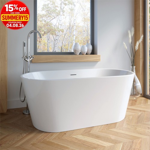 Freestanding double ended bath - freestanding,