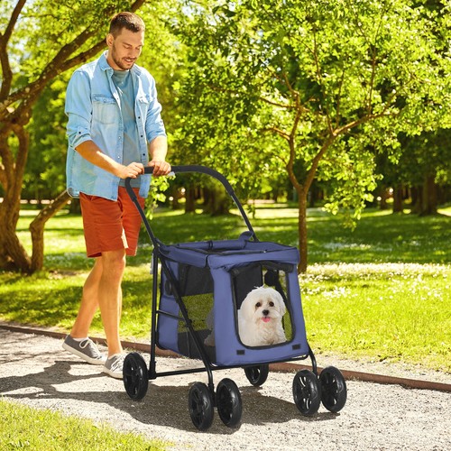 Dog pram stroller wheels - dog, 4