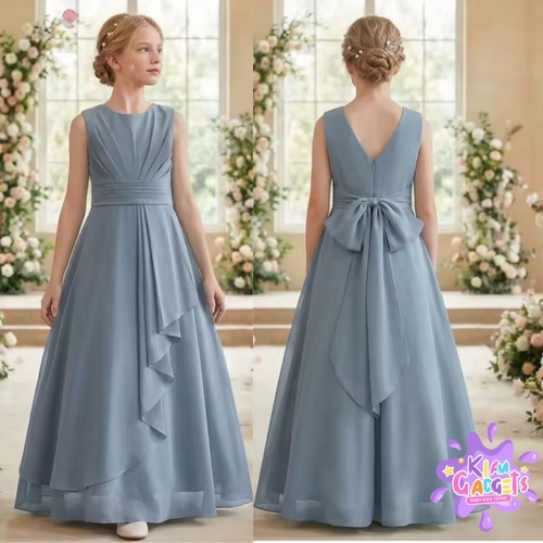 Teenager girl long dress - girl,