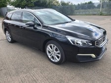 2014 (64 Reg) PEUGEOT 508sw Active HDI in Black. One previous owner.