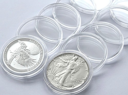 41mm round coin boxes capsules - 41mm,