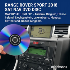 Range Rover Navigation MAP UPDATE - L322 UK Europe  DVD BEST UPDATE DISC