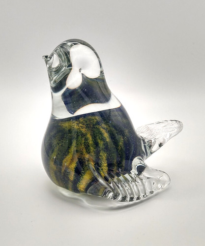Mdina style glass - style, bird