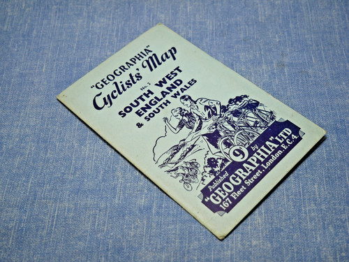 Vintage cyclists map 2 - -,