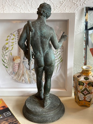 Bronze figure narcissus from - narcissus,