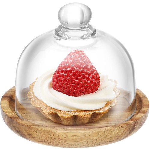 Wooden cake stand - cake, set