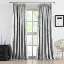 PAIR Crushed Velvet Curtains