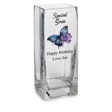 Personalised Special Gran Flower Vase Gift Present With Butterfly GV-21