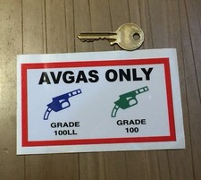 Quality Avgas Only fuel