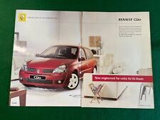 RENAULT CLIO VA VA VOOM A4 X 2 ADVERT A