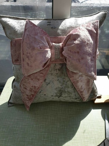 Crushed velvet cushions - ,