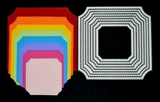 Nest of 8 Square Cut Cornered