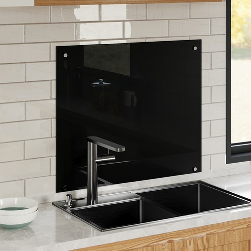 Glass splashback 6mm toughened - glass,