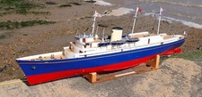 A fantastic, 1/96 scale, radio controlled model of Deans Marine H.M.Y. Britannia