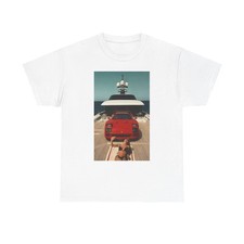 Ferrari On A Yacht Graphic T