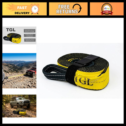 Heavy duty tow - x, strap