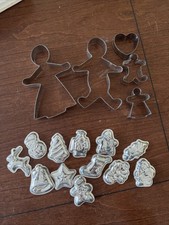 Gingerbread Family Biscuit Cutters & Christmas Chocolate Moulds