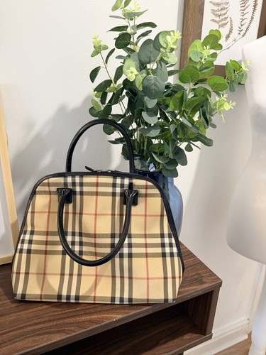 Burberry beige check - canvas, &
