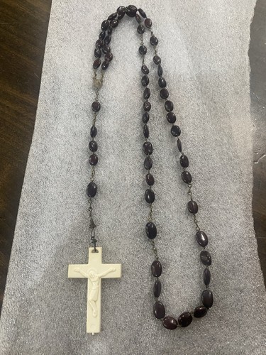 Vintage old rosary - old, beads