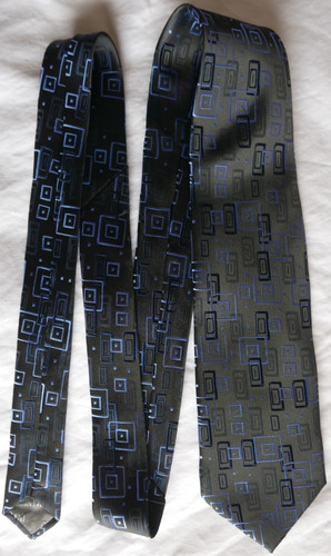 Black blue man 100 - 100%, silk