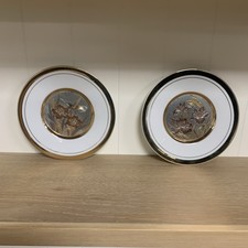 Pair Japanese Chokin Art