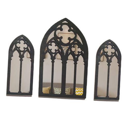 3pcs gothic mirrors - 3pcs,