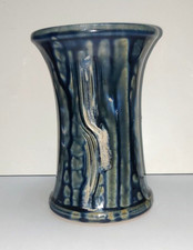Stunning Scottish Culloden Studio Pottery Stoneware Sgraffito Vase - Bob Park