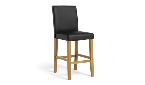 Winslow faux leather - leather, stool