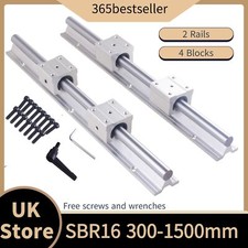 2X 16mm SBR16 300-1500mm Fully