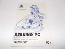 Reading v Exeter 74/75