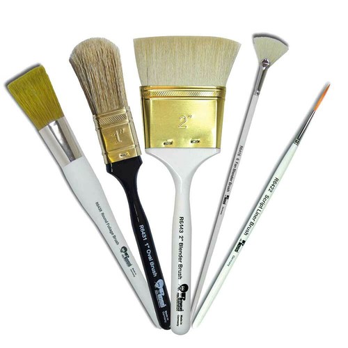 Bob ross paint - brushes,
