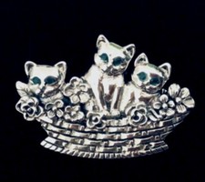 STERLING SILVER Emerald 3