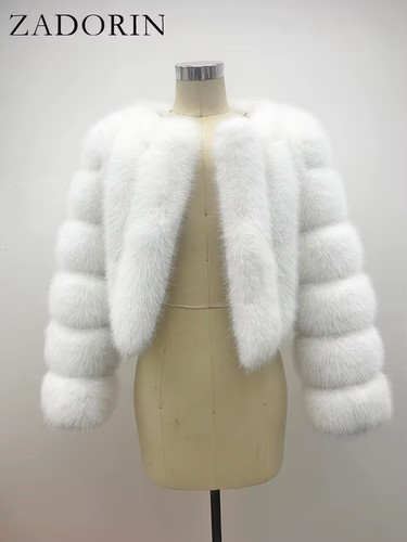 Luxury fur coats long - coats, sleeve