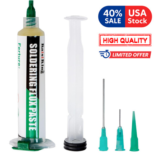 Clean soldering flux - no,