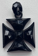 A Large Whitby Jet Maltese