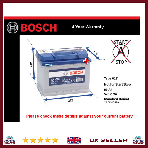 Car battery s4005 - s4005, 027