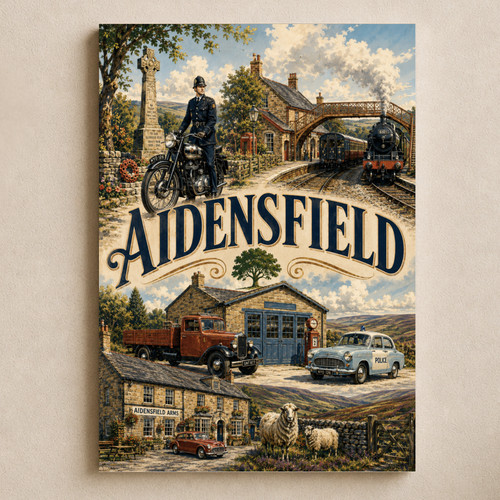 Aidensfield heartbeat retro - aidensfield,