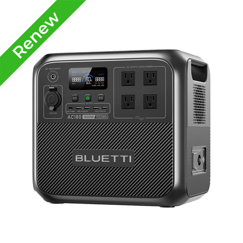 Bluetti ac180 1800w 1152wh - ac180,
