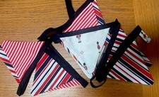 Vintage Fabric Bunting Stripes Soldiers Guards Boys Room Party