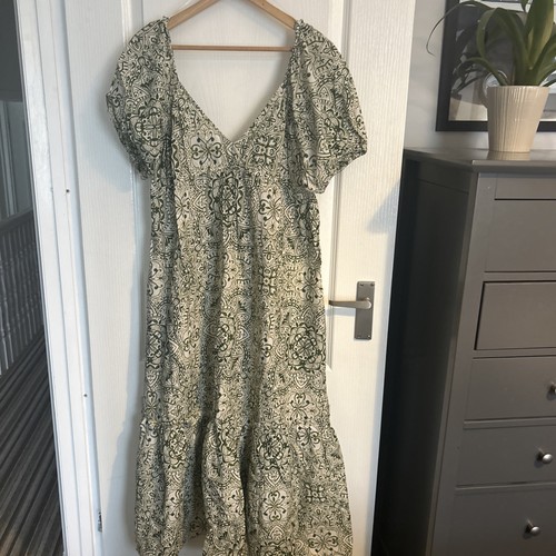 Primark green maxi dress - green,
