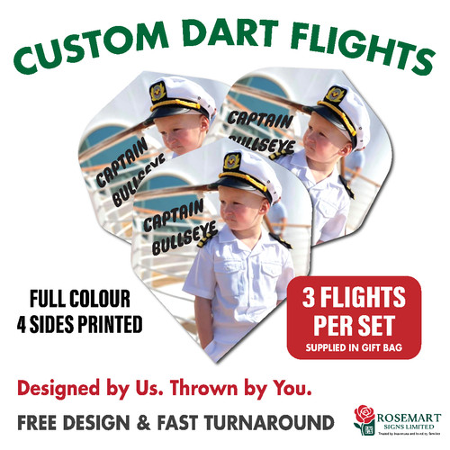 Personalised photo dart - photo,